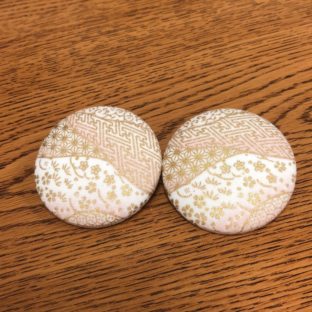 Big Button Earrings